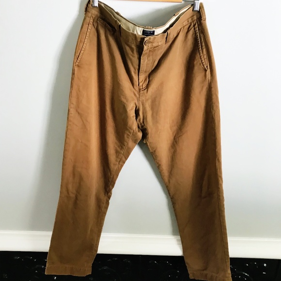 j crew factory flannel lined pants